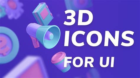 Amazing 3d Icons For Ui Designs Make Your Own 3d Icons Design