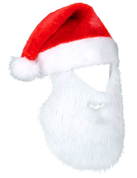 Gorro Papá Noel Con Barba Adulto Navidad Sombrerosy Disfraces