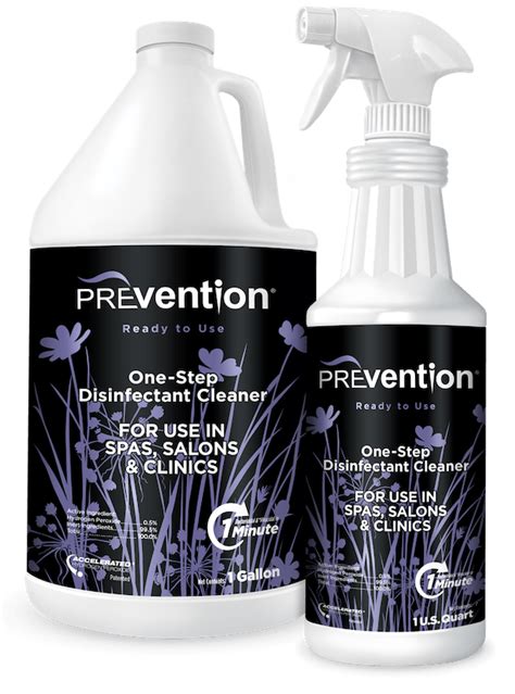 Product Overview Prevention™ Salon And Spa Disinfectants
