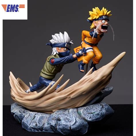 Anime Naruto Gk Kancho Uzumaki Naruto Hatake Kakashi Resin Statue