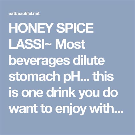Honey Spice Lassi Paleo Keto Vegan Option Recipe Lassi Vegan