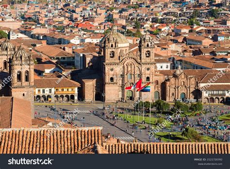 Aerial View Main Square Cusco Peru Stock Photo 2121720392 Shutterstock