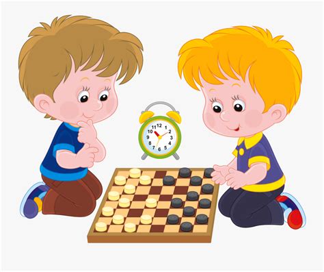 Clipart Of A Boy Playing Board Games Clipground 1b5