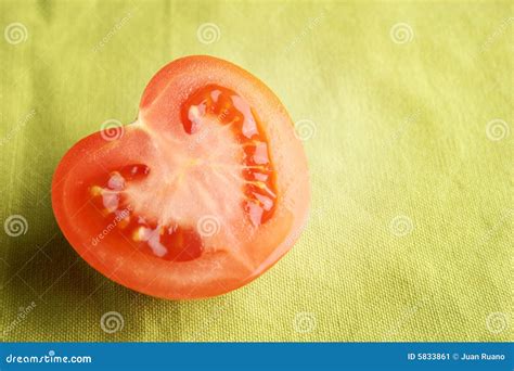 Tomato Heart Stock Image Image Of Seeds Heart Tomato 5833861