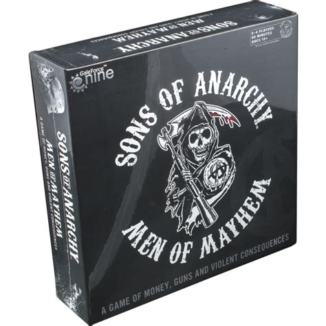 Sons Of Anarchy Men Of Mayhem Board Game By Gale Force Nine Popcultcha