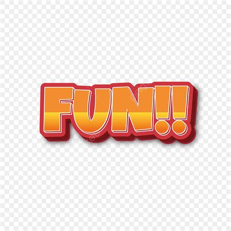 Fun Text Clipart Png Images Fun Text Effect Editable Text Effect