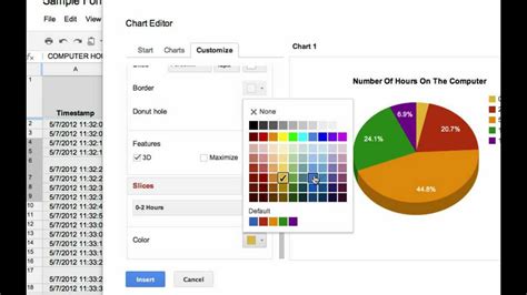 How to make a pie chart in excel 10 steps with pictures, excel charts column bar pie and line, dynamic chart ranges in excel how to tutorial, how to make a gantt chart in excel quickly easily workzone how to make an org chart in excel lucidchart. Making Charts in Google Spreadsheets - YouTube