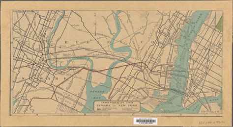 Transportation Lines Connecting Newark And New York Nypl Digital