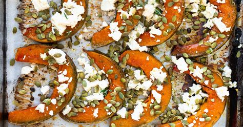 Maple Feta Roast Pumpkin The Home Cooks Kitchen