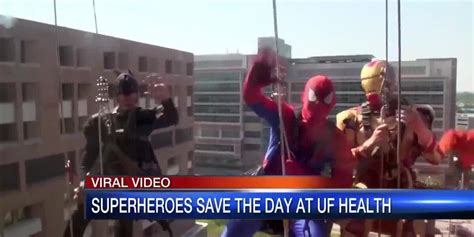 Superheroes Save The Day At Uf Health