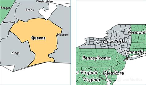 Queens County New York Map Of Queens County Ny Where Is Queens