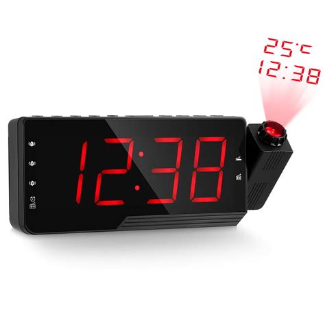 Projection Alarm Clock Led Digital Projection Alarm Clock For Bedrooms