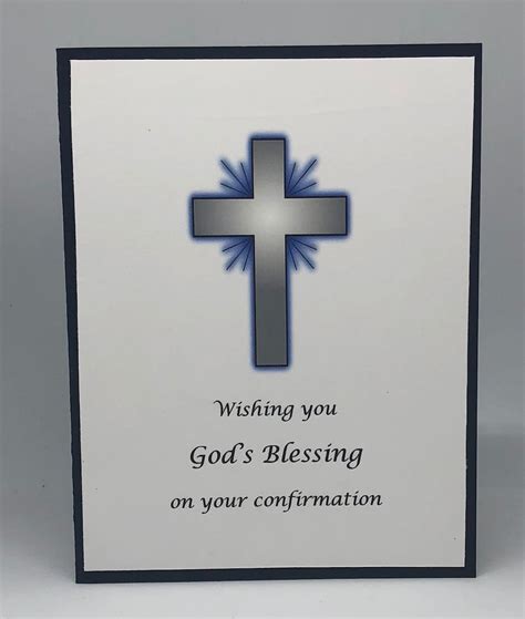 Confirmation Card Confirmation Day Card Bible Verse Card Religious