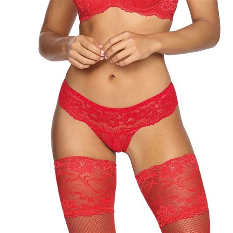 Summer Love Red Lace Thongs