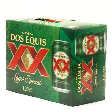 Dos Equis Xx Lager Especial 12oz Can 12 Pack Beer Wine And