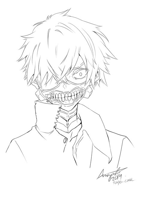 Pin en アニメ愛好家 anime aikō ka dibujos ilustraciones. TOKYO GHOUL Fanart LINEART by guto-strife-1 on DeviantArt