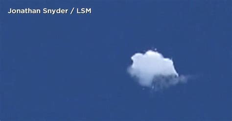 Suspected Chinese Spy Balloon Shot Down Off South Carolina Coast Cbs