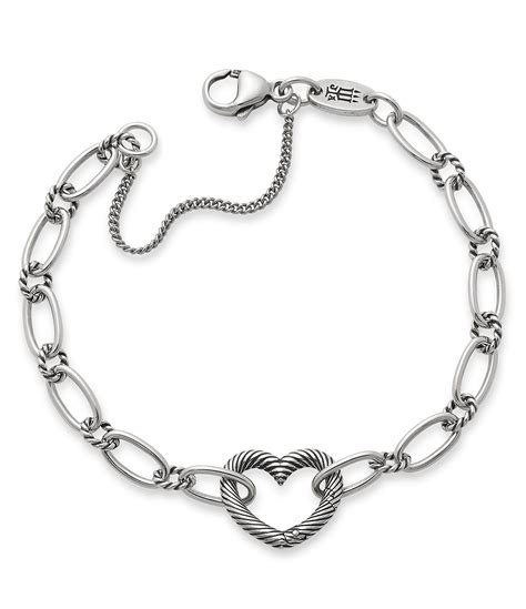 James Avery Changeable Heart Charm Bracelet | Dillard's | Sterling