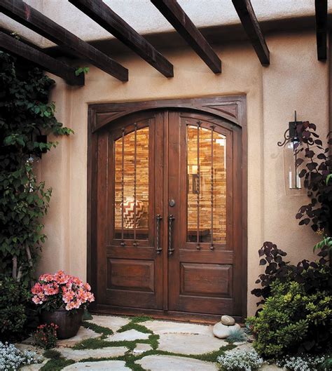 These Custom Double Doors Were Made Using Antique Panels And Reclaimed
