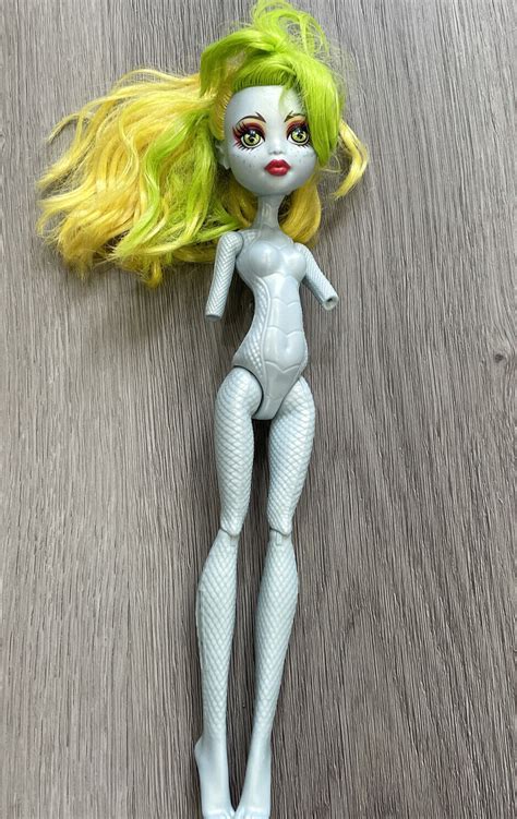 Monster High Nude Doll Freaky Fusion Lagoonafire No Hands No Fins