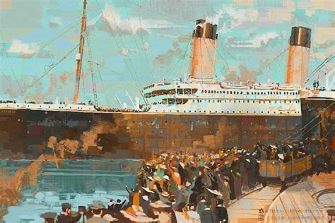 Contemporary Paintings Look Back At The Historic Titanic 110 Years