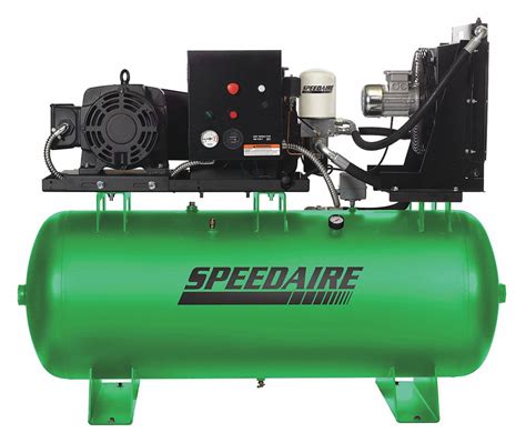 Speedaire Horizontal 20 Hp Rotary Screw Air Compressor 40hu29