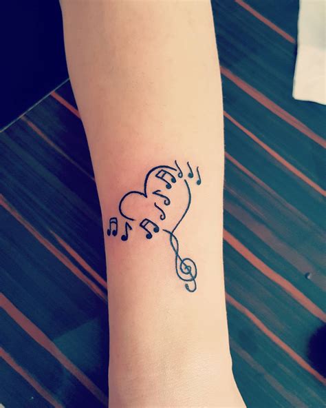 33 Cute Music Notes Tattoos On Ankle Tattoo Designs T