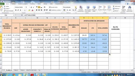 Planilla De Remuneraciones En Excel Como Hacerla Y Que Tener En Cuenta