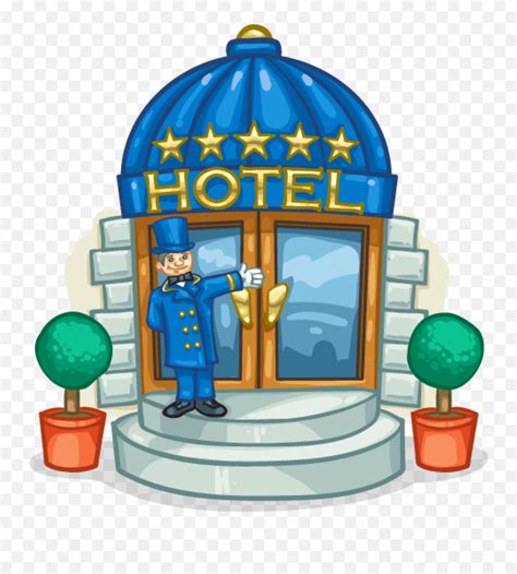 Fancy Hotel Cartoon