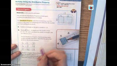Knowing the 6th grade math curriculum is founded on essential math concepts including arithmetic and data analysis, measurement, geometry, probability amongst other things, having access to math worksheets that are also associated with other interactive activities like learning games, assessments. Go Math Lesson 2.5 - YouTube