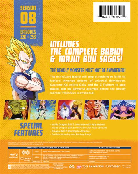 Maybe you would like to learn more about one of these? Dragon Ball Z Season 8 Steelbook Blu-ray