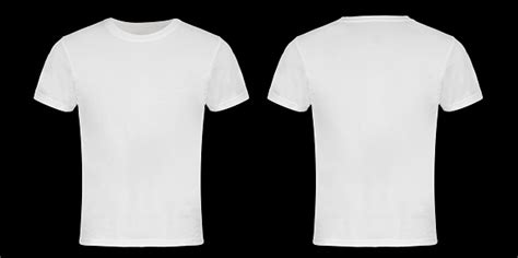 White Blank Tshirt Front And Back Stock Photo Download Image Now