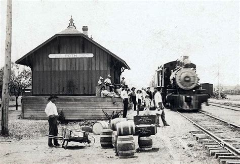 Click To Enlarge Railroad History Train Depot Texas History