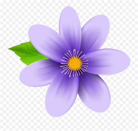 Clipart Purple Flowers Free Emojipurple Flower Emoji Free