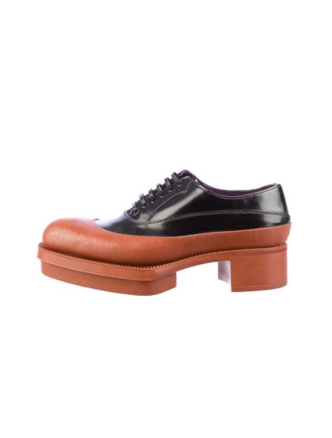 Prada Platform Oxfords Pra10121 The Realreal