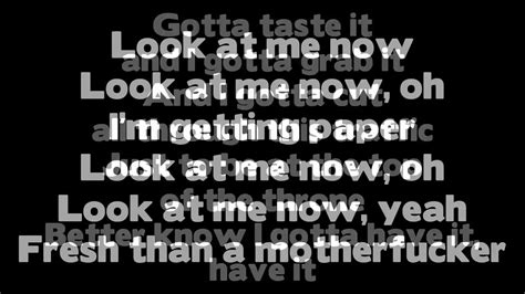 Look At Me Now Chris Brown Ft Lil Wayne Busta Rhymes Lyrics Youtube