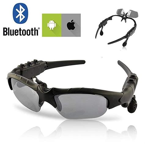 Bluetooth Wireless Sport Polarized Sunglasses Headphones Tinted