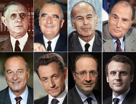 Du général de Gaulle à Emmanuel Macron, chronologie des styles