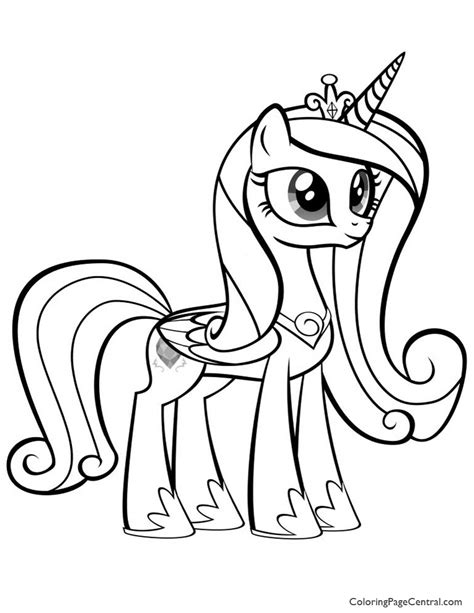 You can now print this beautiful a princess celestia my little pony coloring page or color online for free. My Little Pony - Princess Cadence 02 Coloring Page ...