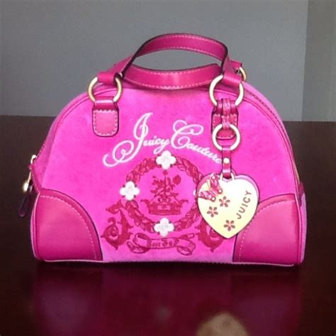 Juicy Couture Bags Pink Velour Juicy Couture Purse Poshmark