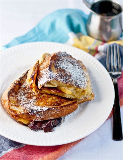 Bacon Apple And Dubliner Cheese Stuffed French Toast Neighborfood
