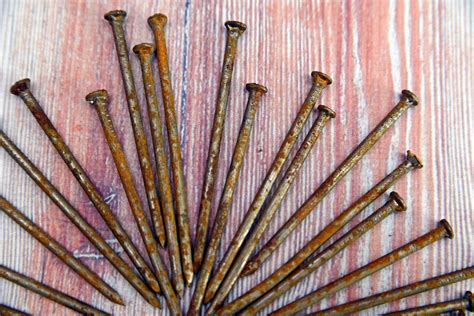 Rusted Nails Set Of Over 50 Rusty Nails 7cm 27 Inches Etsy