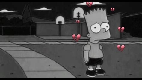 Broken heart bart simpson sad is a 236x419 hd wallpaper picture for your desktop, tablet or smartphone. Pin on Mood edits