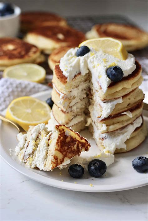 Easy Gluten Free Lemon Ricotta Pancakes Milk And Honey Nutrition