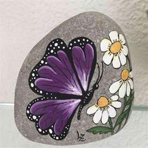 30 Cute Rock Painting Ideas For Your Home Decor Rock Painting Designs