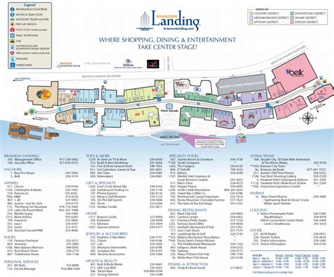 Branson Landing Map