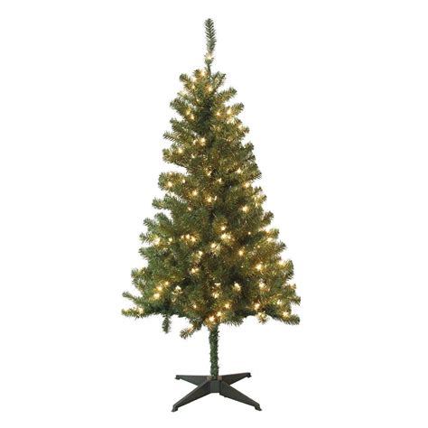 Home Accents Holiday 5 Ft Wood Trail Pine Artificial Christmas Tree
