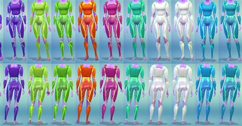My Sims 4 Blog 12 Female Alien Armor Recolors By The Simsperience
