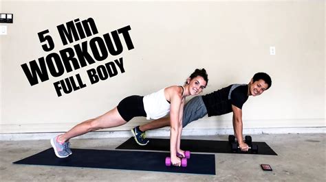 5 Minute Workout Full Body Body Sculpting Fat Burning Home