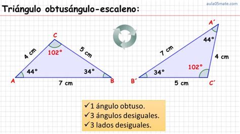Triángulo Obtusángulo Aula05mate